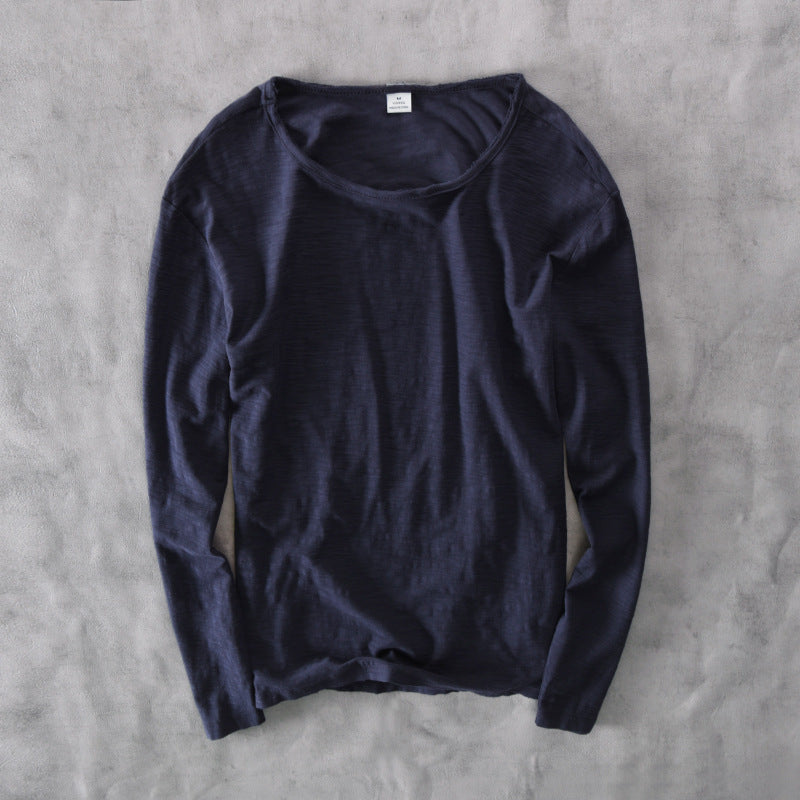 Men's Fashionable Casual All-Match Crewneck Long-Sleeve
