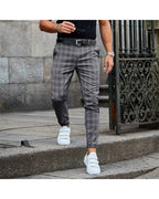 Blend Pants Plaid Casual