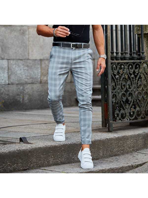 Blend Pants Plaid Casual