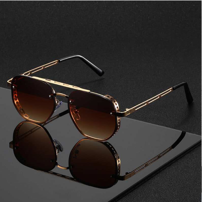 Metal Sunglasses Double Bridge