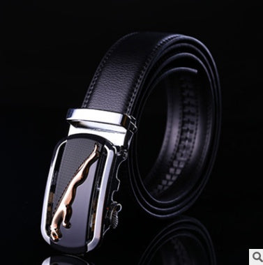 Leather Belt Classic Buckle