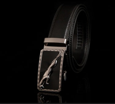 Leather Belt Classic Buckle