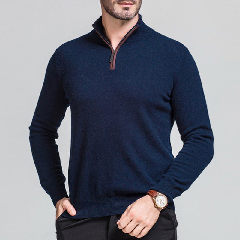 Casual middle-aged and elderly sweaters