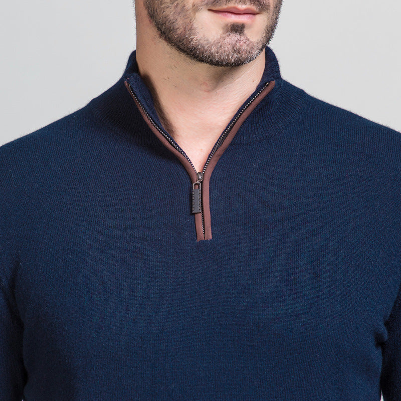 Casual middle-aged and elderly sweaters