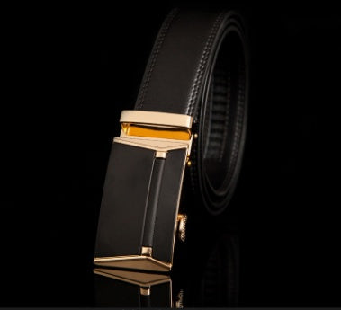 Leather Belt Classic Buckle