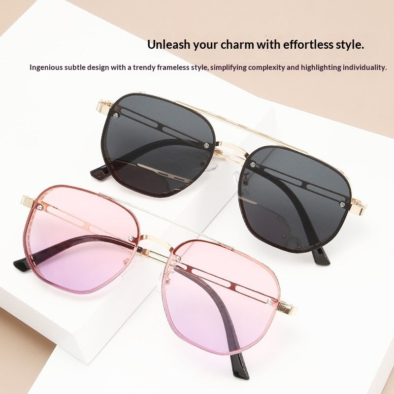 Metal Sunglasses Double Bridge