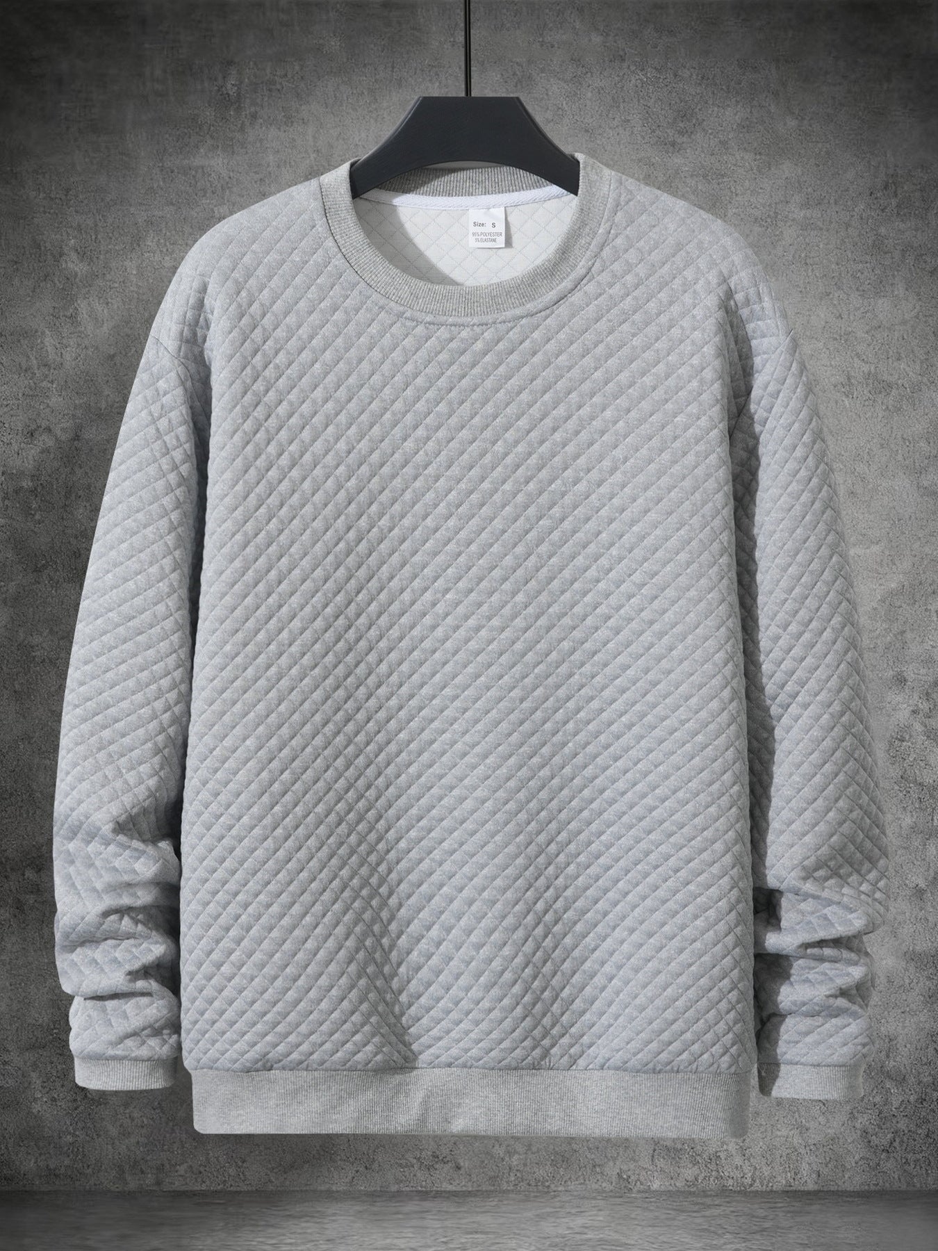 Crew-neck Base-layer Top Men's Casual Hoodie