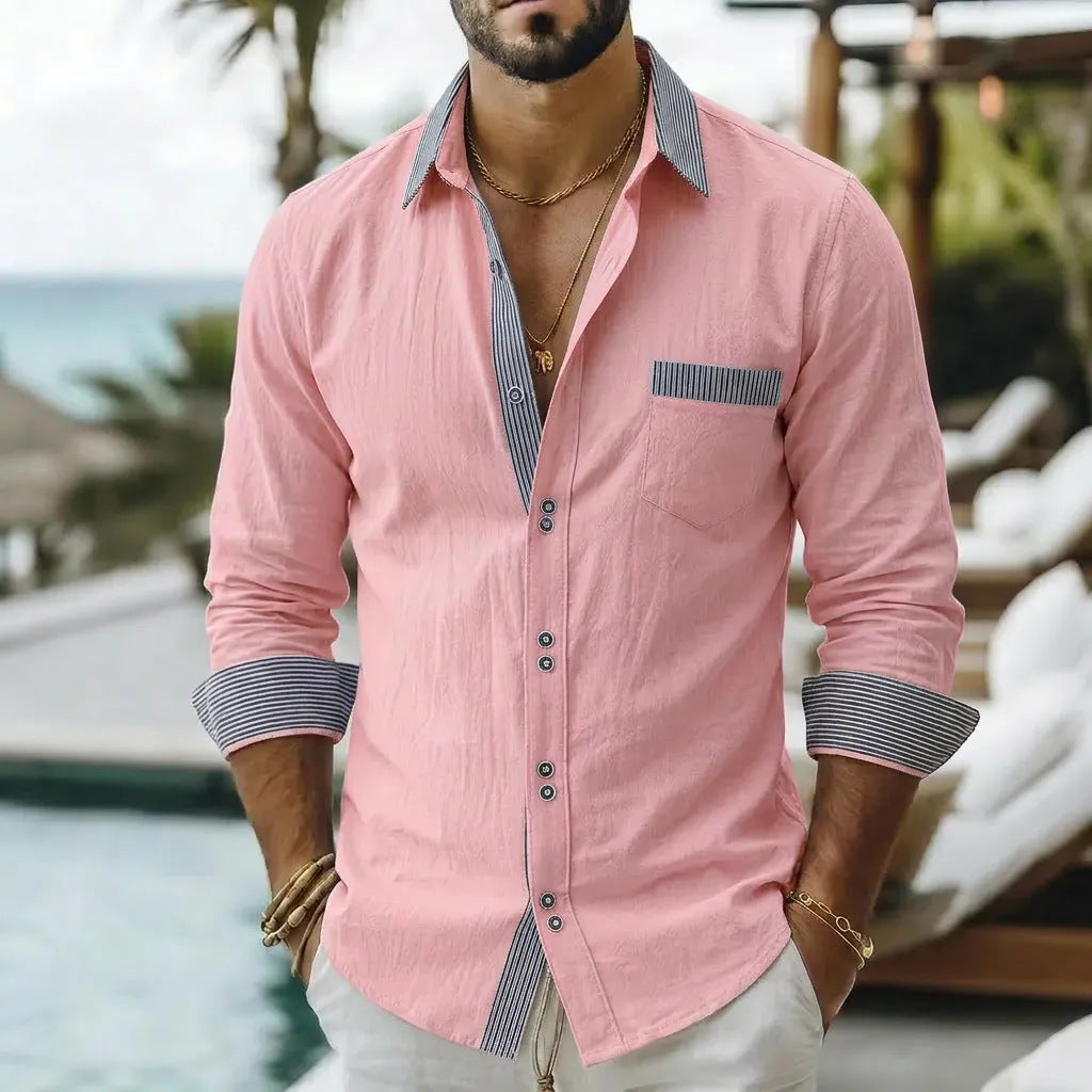 Cotton Shirt Double Buckle