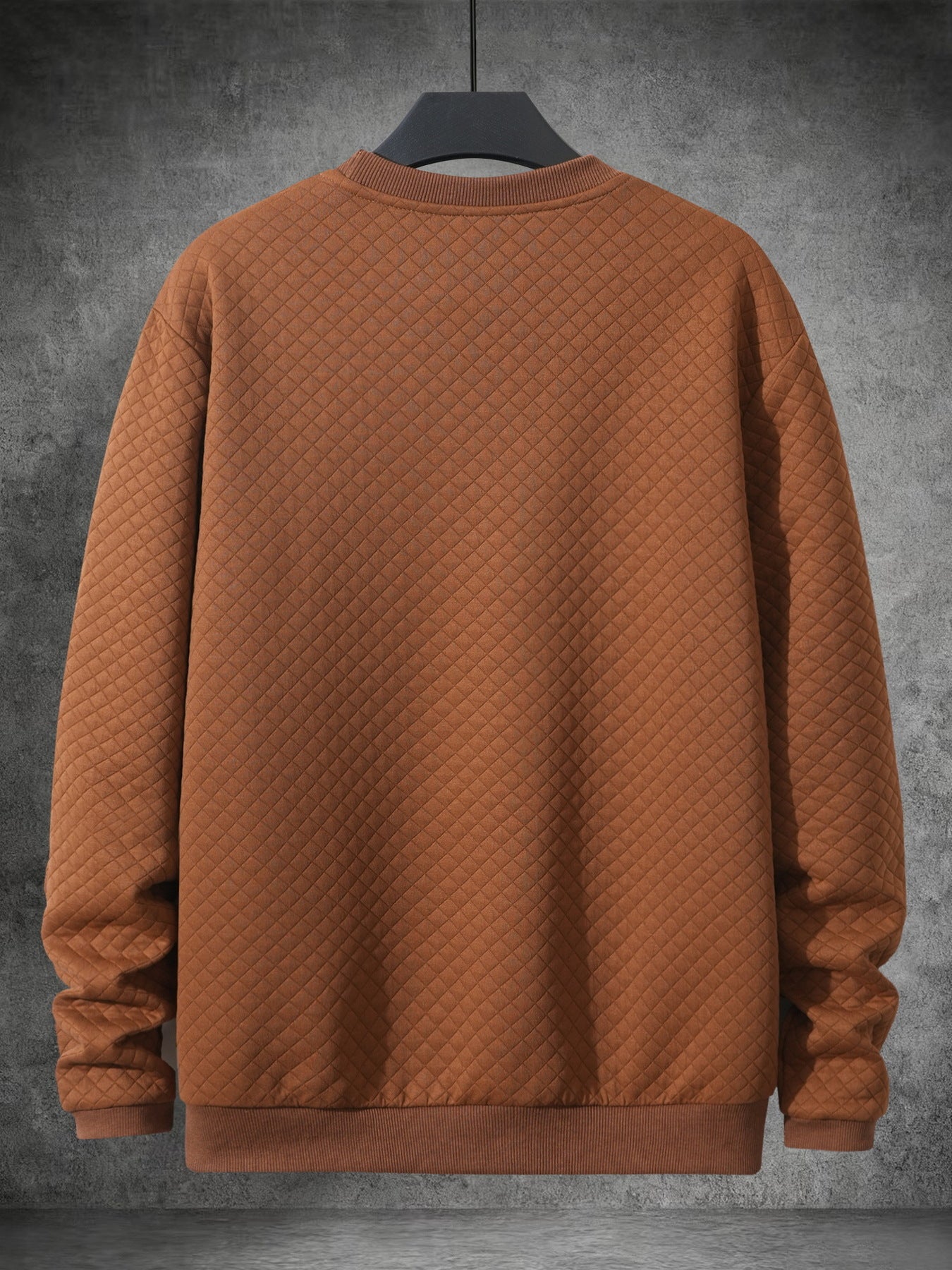 Crew-neck Base-layer Top Men's Casual Hoodie