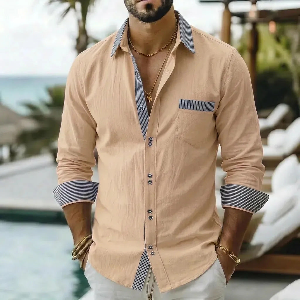 Cotton Shirt Double Buckle