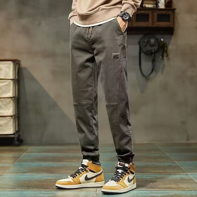 Polyester Pants Cropped Ankle