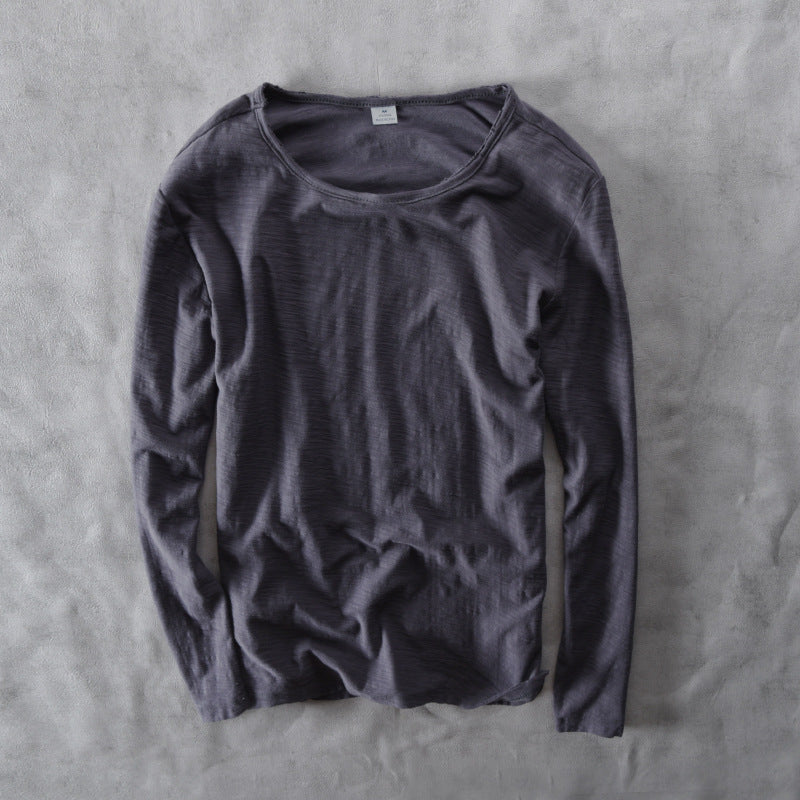 Men's Fashionable Casual All-Match Crewneck Long-Sleeve