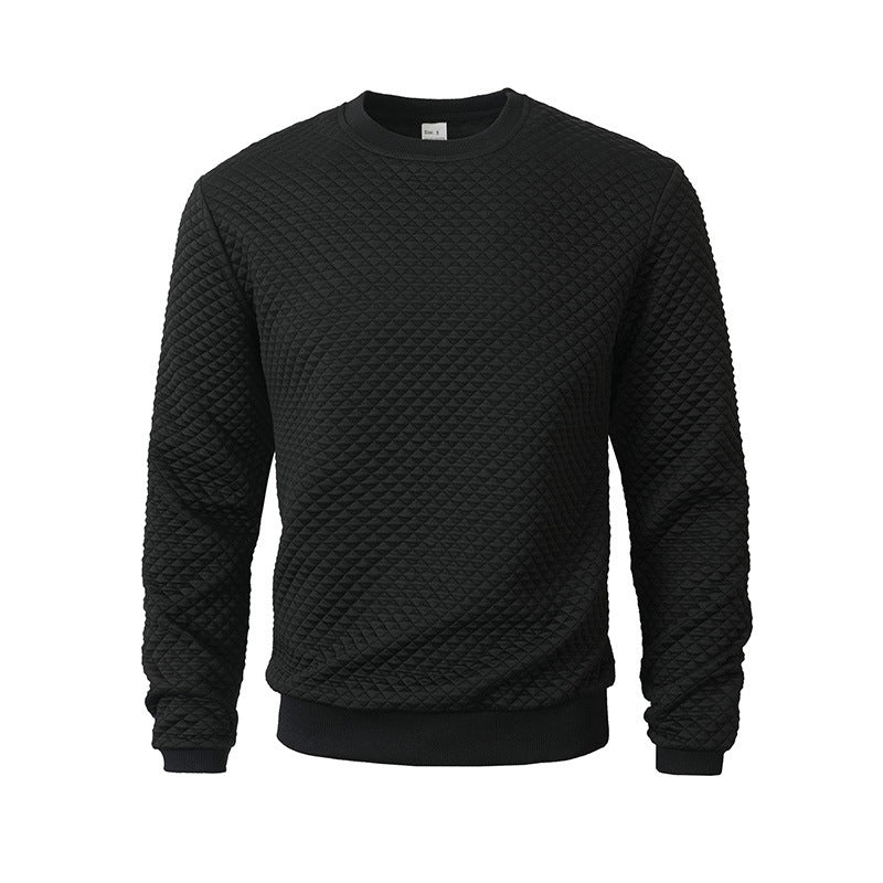 Crew-neck Base-layer Top Men's Casual Hoodie