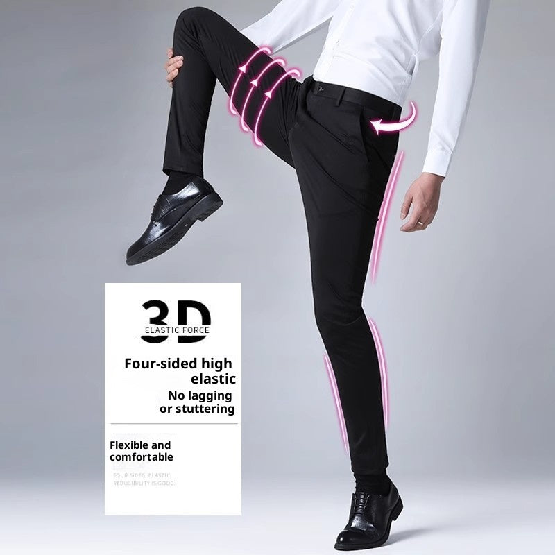 Polyester Pants Formal Slim