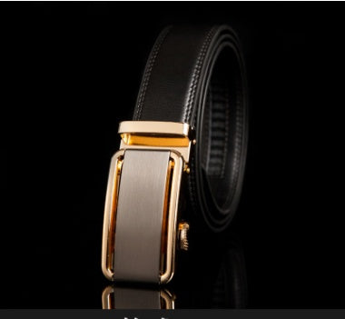 Leather Belt Classic Buckle
