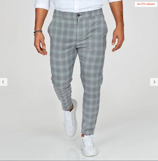 Blend Pants Plaid Casual