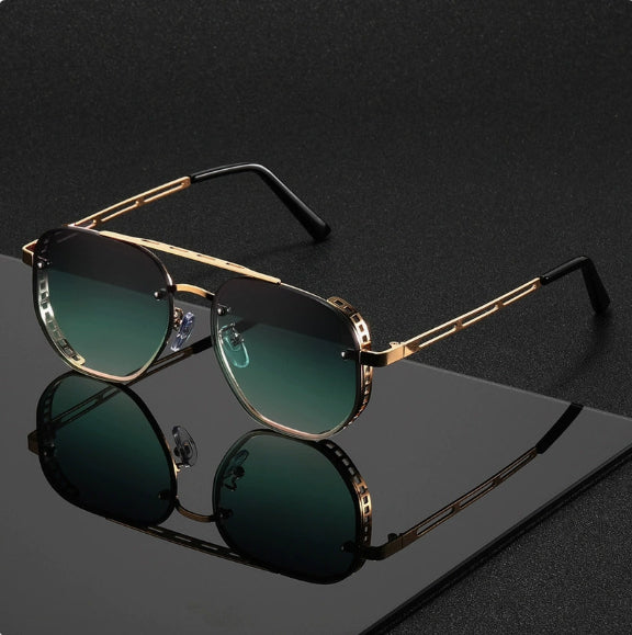Metal Sunglasses Double Bridge