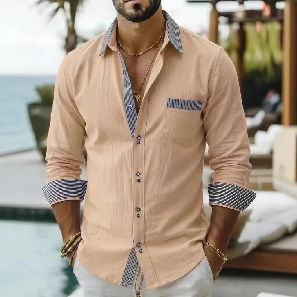 Cotton Shirt Double Buckle