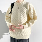 Blend Sweater Plaid Pattern