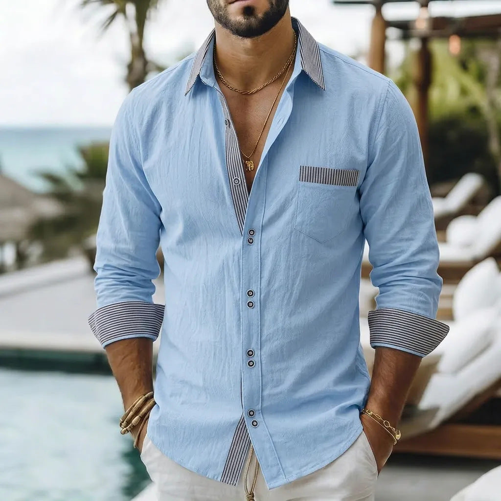 Cotton Shirt Double Buckle