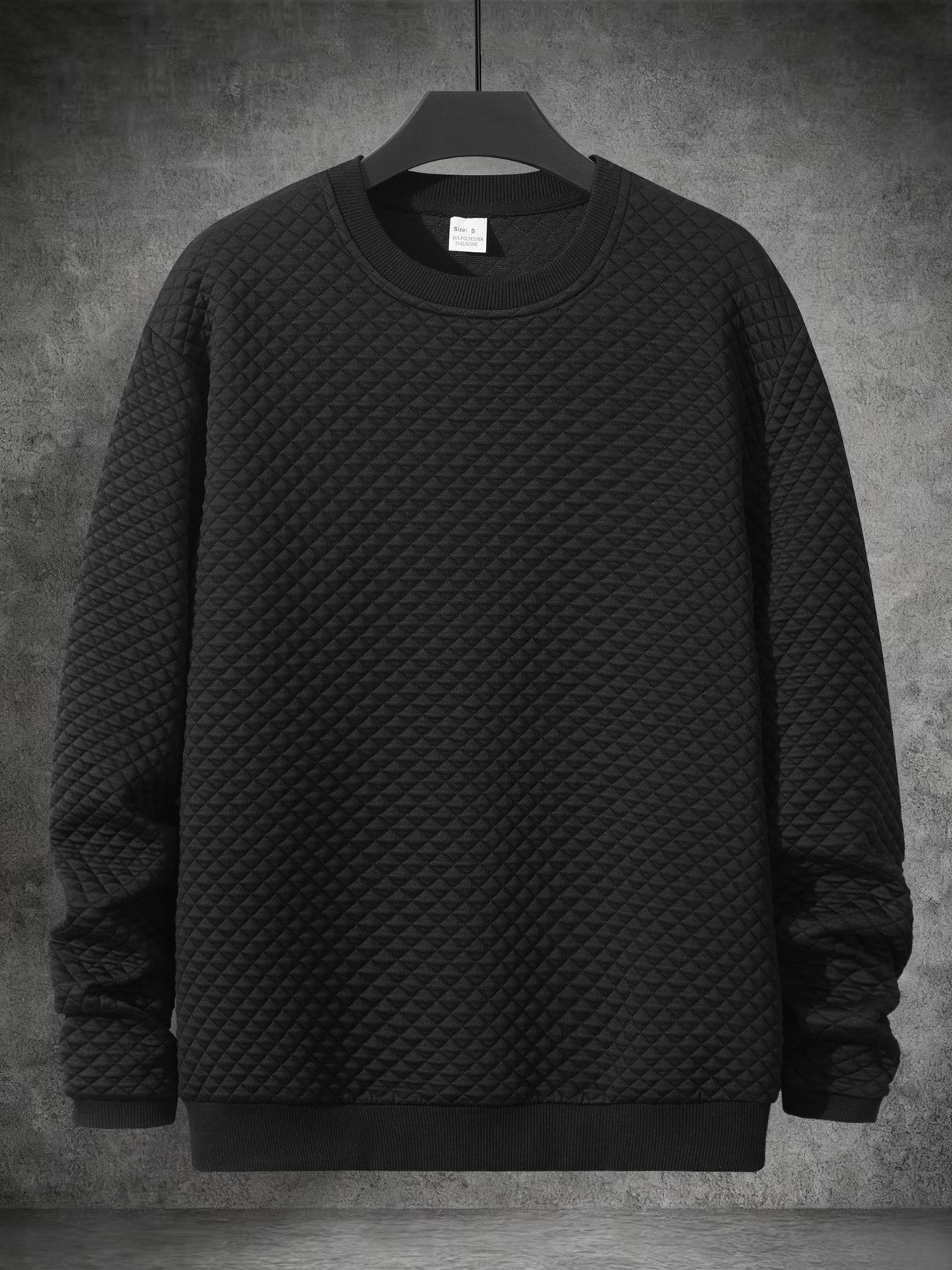 Crew-neck Base-layer Top Men's Casual Hoodie