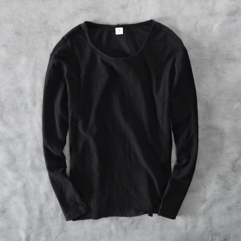 Men's Fashionable Casual All-Match Crewneck Long-Sleeve